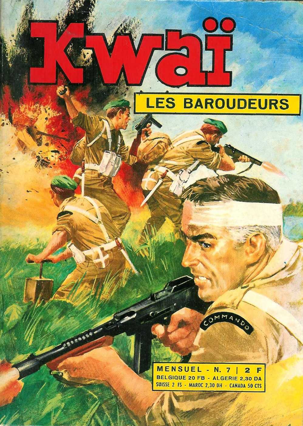 Scan de la Couverture Kwai Les Baroudeurs n 7